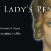 The top portion of a book cover, the title and subtitle are there, as is half of a woman's face.