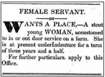 Domestic servants in early colonial Western Australia