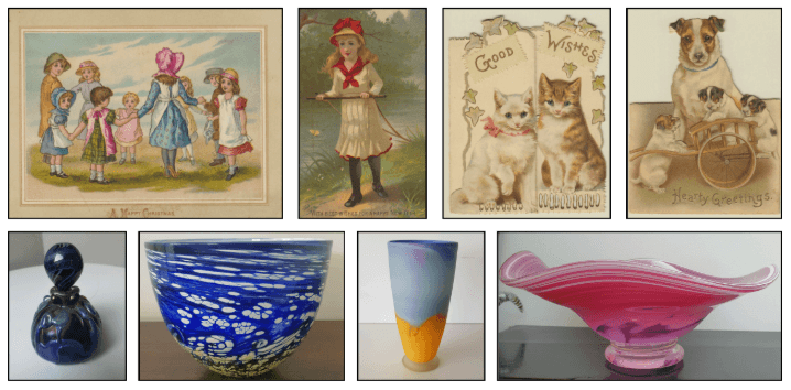 Small Treasures: Victorian Greeting Cards and WA Glass